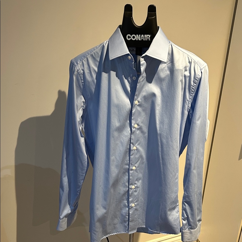 Elegant Light Blue Dress Shirt for Men